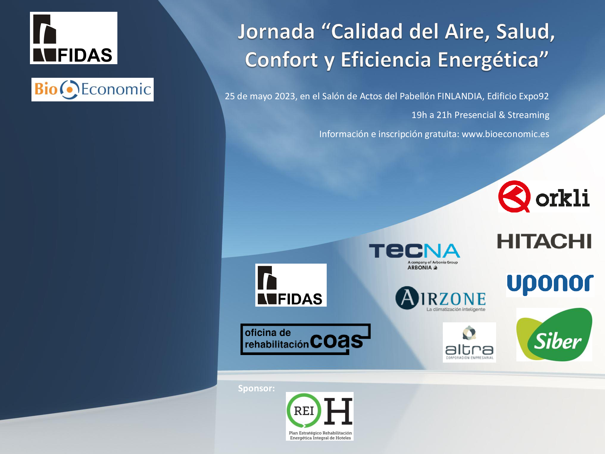 Jornada “Calidad del Aire, Salud, Confort y Eficiencia Energética” en Sede Fundación FIDAS + streaming